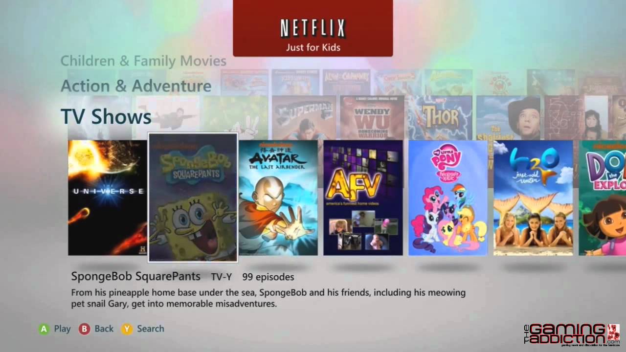 Netflix Just for Kids now on Xbox 360