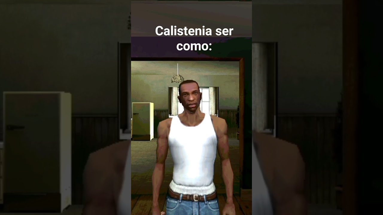 CJ hace calistenia 