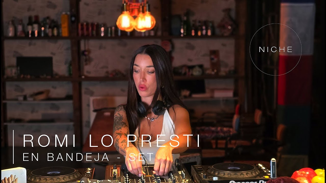 Romina Lo Presti En bandeja - Set Progressive House | Niche TV