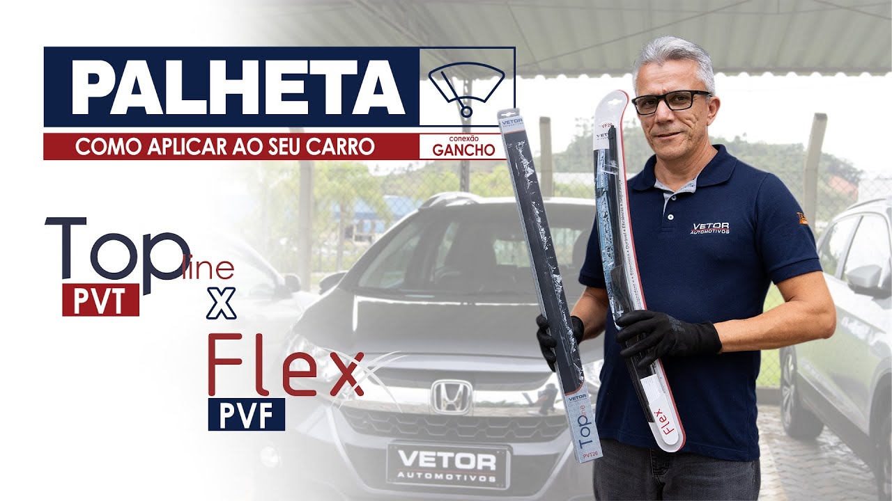 Como aplicar palhetas Vetor - Conex&atilde;o Gancho