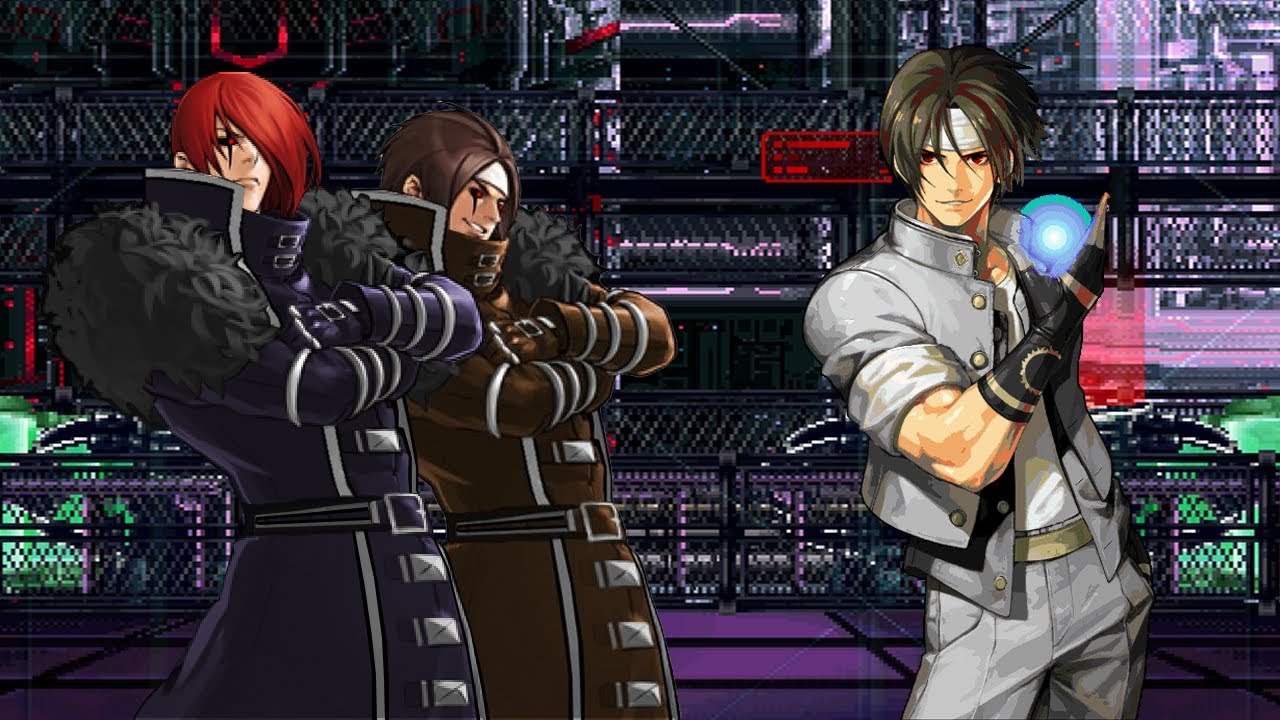 Mugen - KOF - Kyo Clone-10/Iori Clone-9 vs. Mr. Kyo