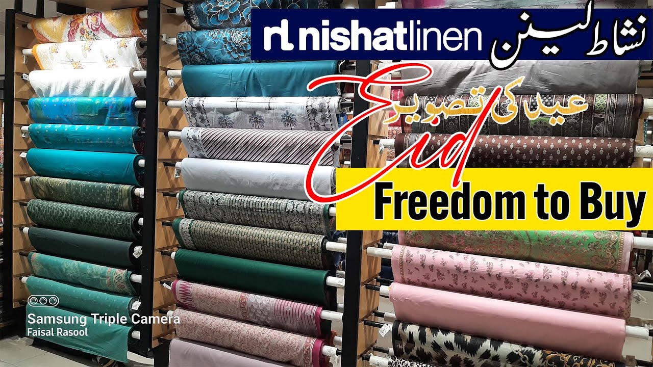 Freedom to Buy Eid Collection Nishat Linen Summer 2023