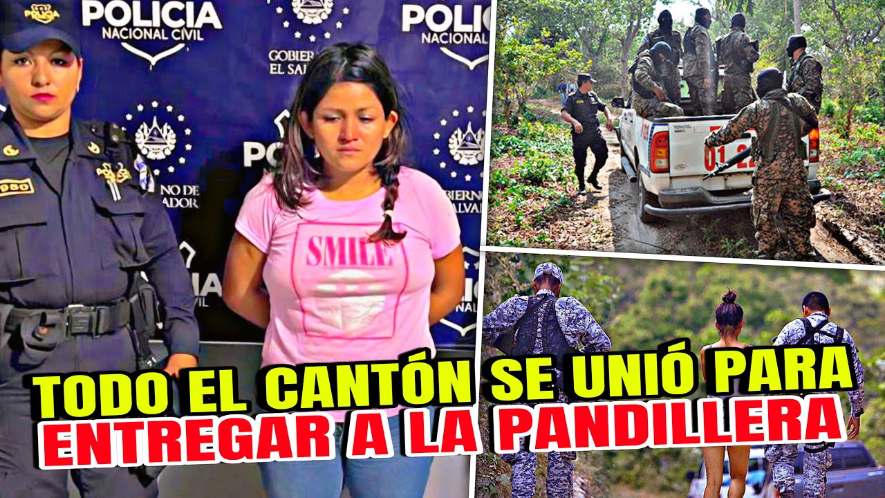 LOS HABITANTES DEL CANTÓN SE UNIERON PARA ENTREGAR A PANDILLERA QUE EXIGÍA LA EXTORSION EN SONSONATE