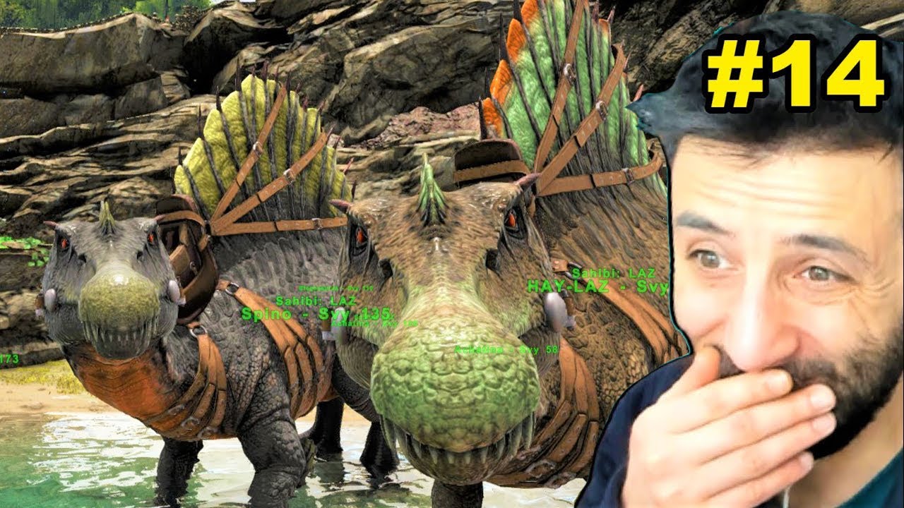 2 Tane SPİNOSAURUS (Dişi-Erkek) 😋 ARK 14.Bölüm (2.Sezon)