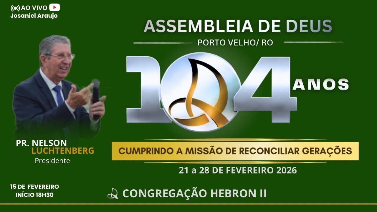 CULTO EVANGELISTICO 15/02/2026