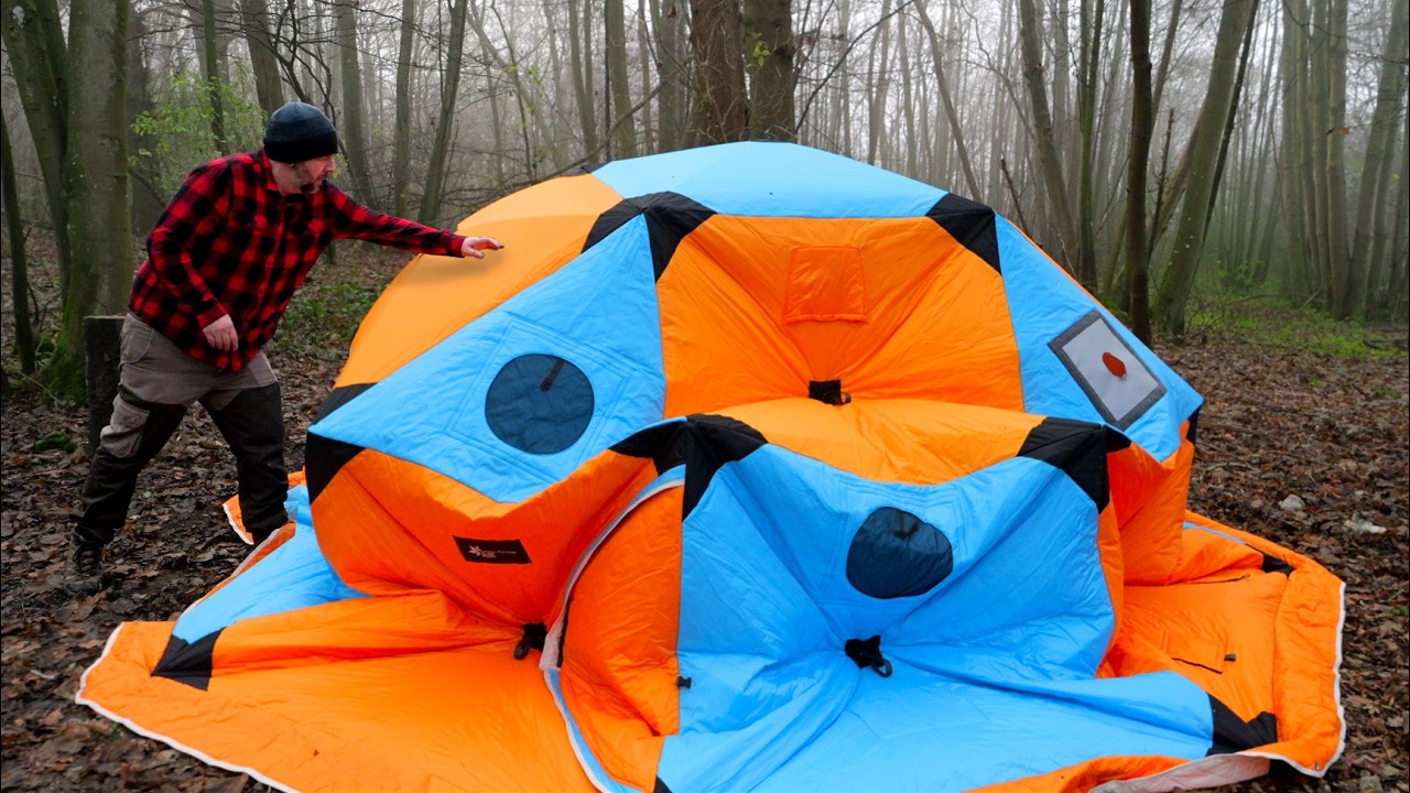 Sub-Zero in a Weird insulated Hot Tent