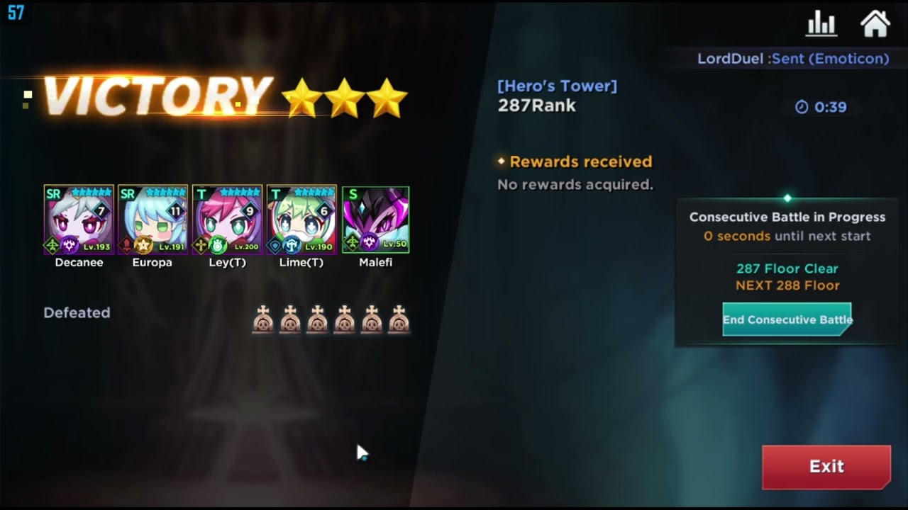Grand Chase - Hero Tower Rank 281-300