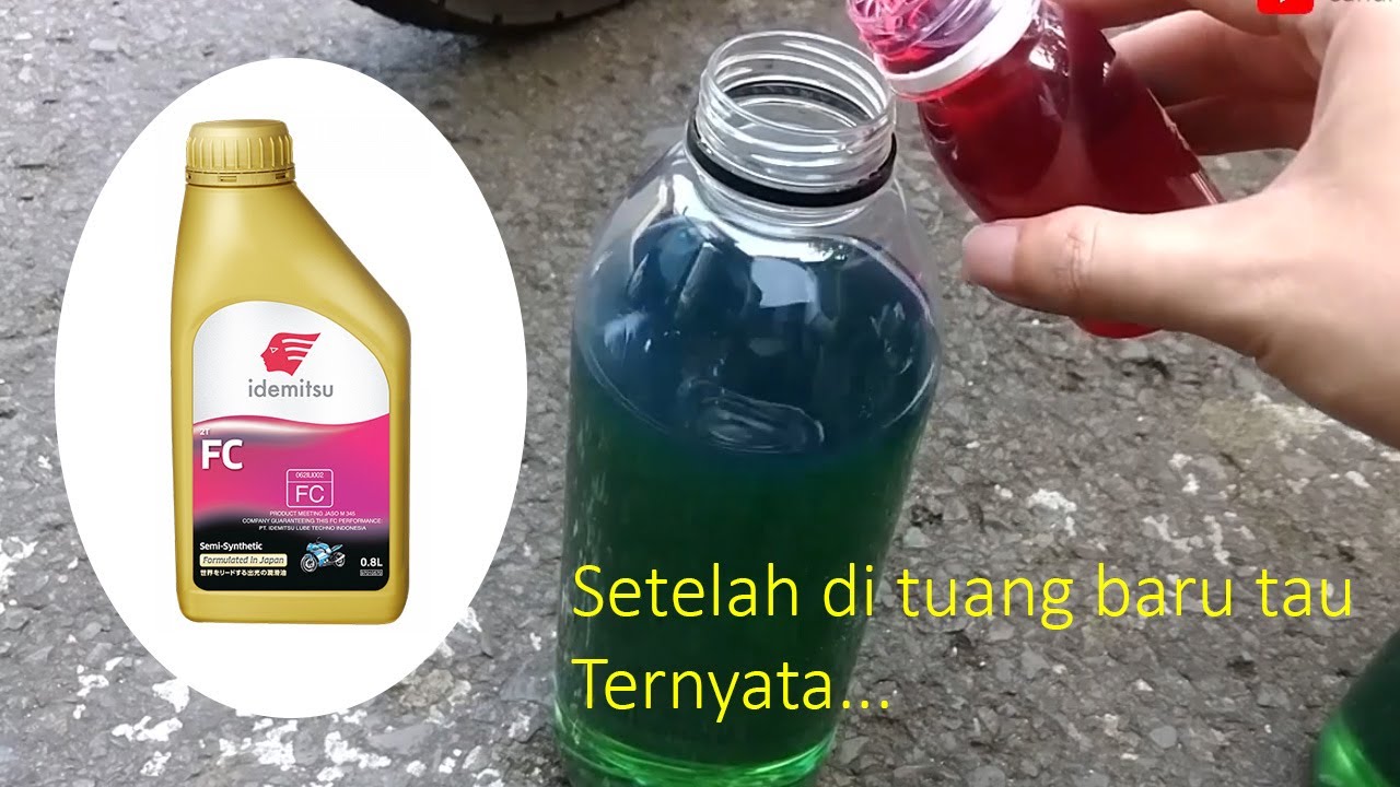 Pertalite Campur Oli Samping idemitsu 2T