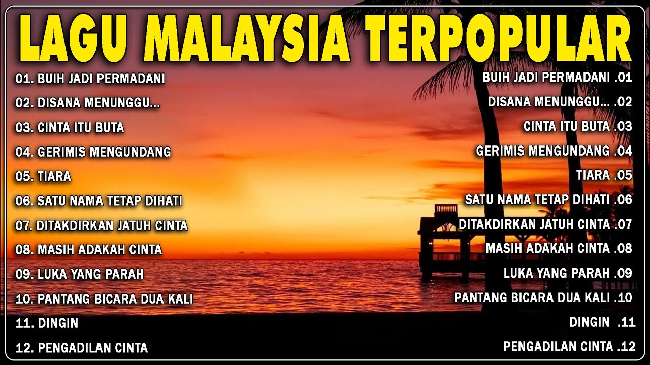 Tanpa Iklan Lagu Malaysia Lama Populer 2025 Lagu Malaysia 90an Full Album🎤