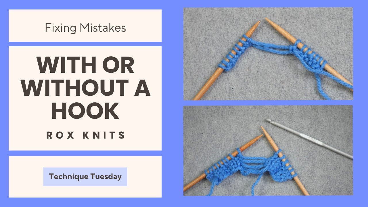 Fixing a dropped Long Tail Cast On stitch // Technique Tuesday