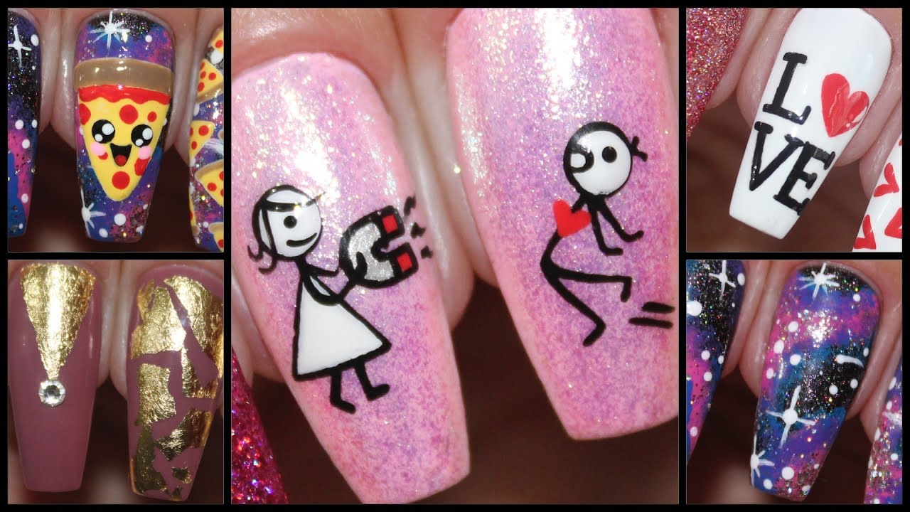 IDEIAS UNHAS DECORADAS 21 | PASSO A PASSO | TRUQUES FACEIS DE FAZER | TENDENCIAS TUTORIAL UNHAS