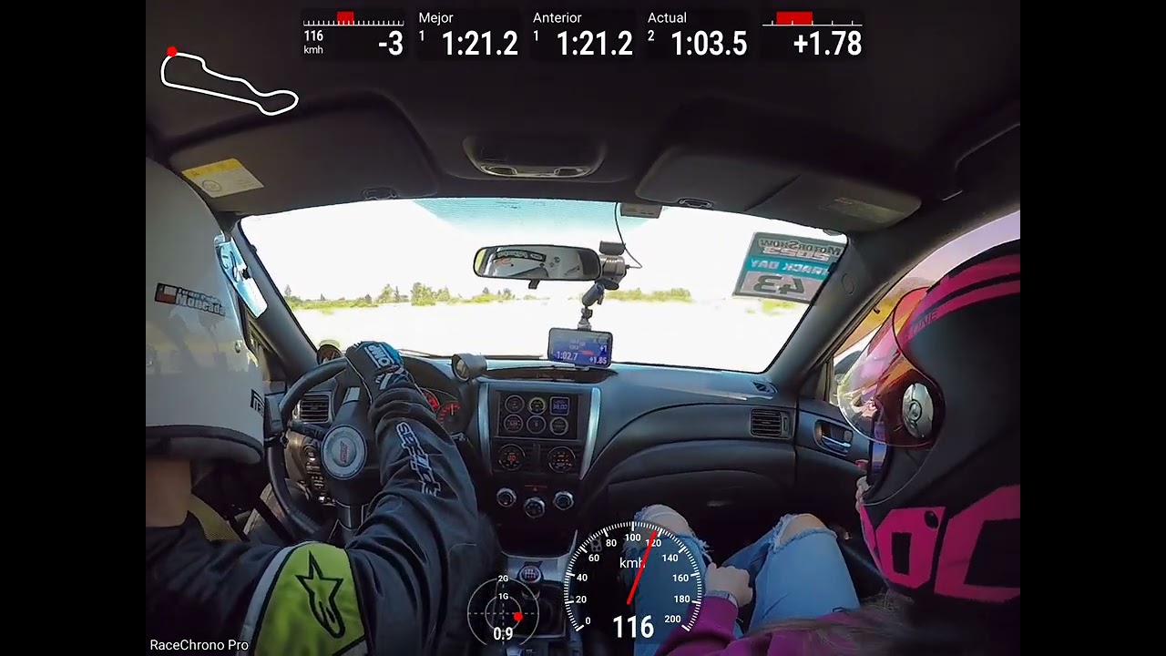 Motorshow 2023 Track day TimeAttack Codegua 09 diciembre Subaru WRX STI GVB 1era tanda