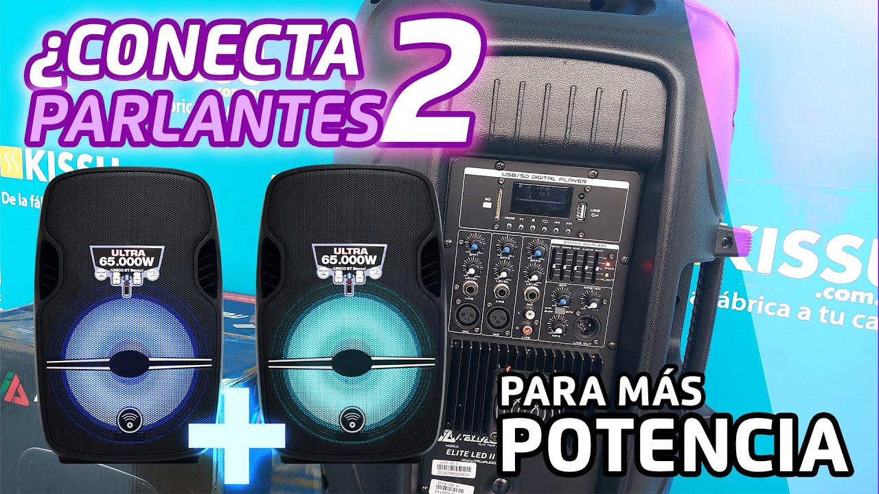CONECTAR 2 CAJAS AMPLIFICADAS CON CABLE COPIAR LA SEÑAL | KISSU ECUADOR