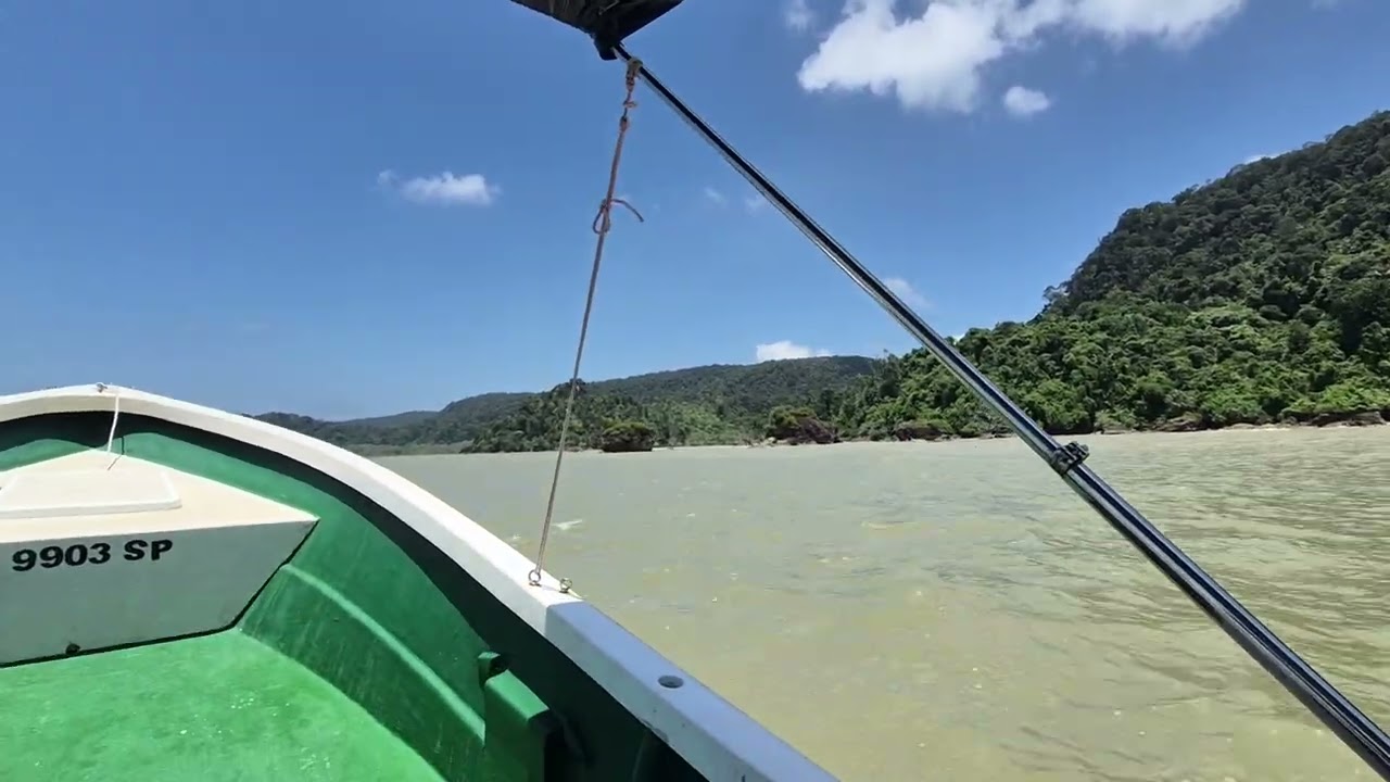 Rychloplavba do National park Bako, Borneo, Malaysia