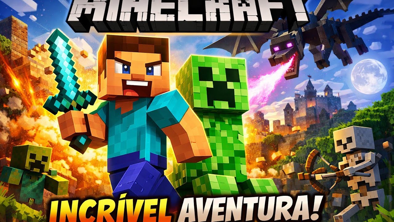 Jogando Minecraft serie episódio (1) 