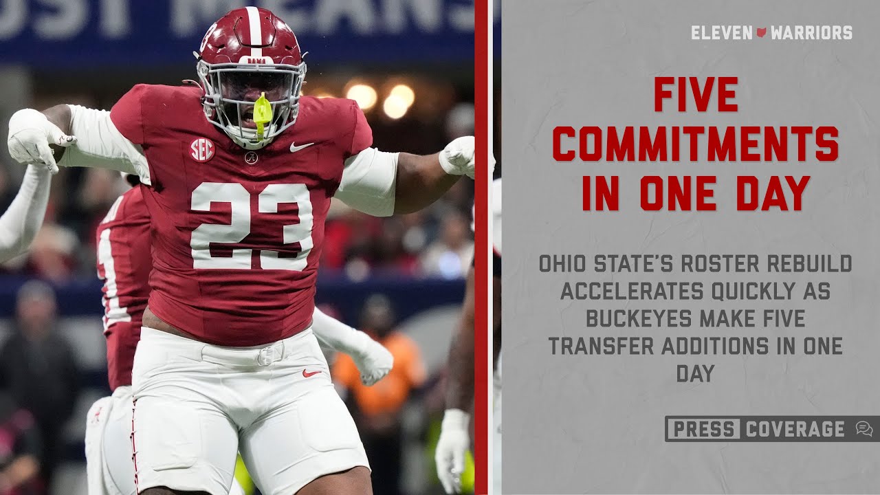 Press Coverage: Ohio State Lands Five Transfers in One Day As Roster Rebuild Accelerates Quickly