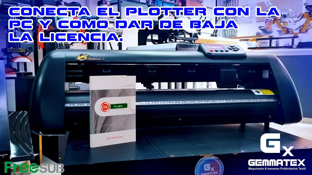 Conexión de plotter de corte Jinka motor Servo y cambio de equipo con la misma licencia.