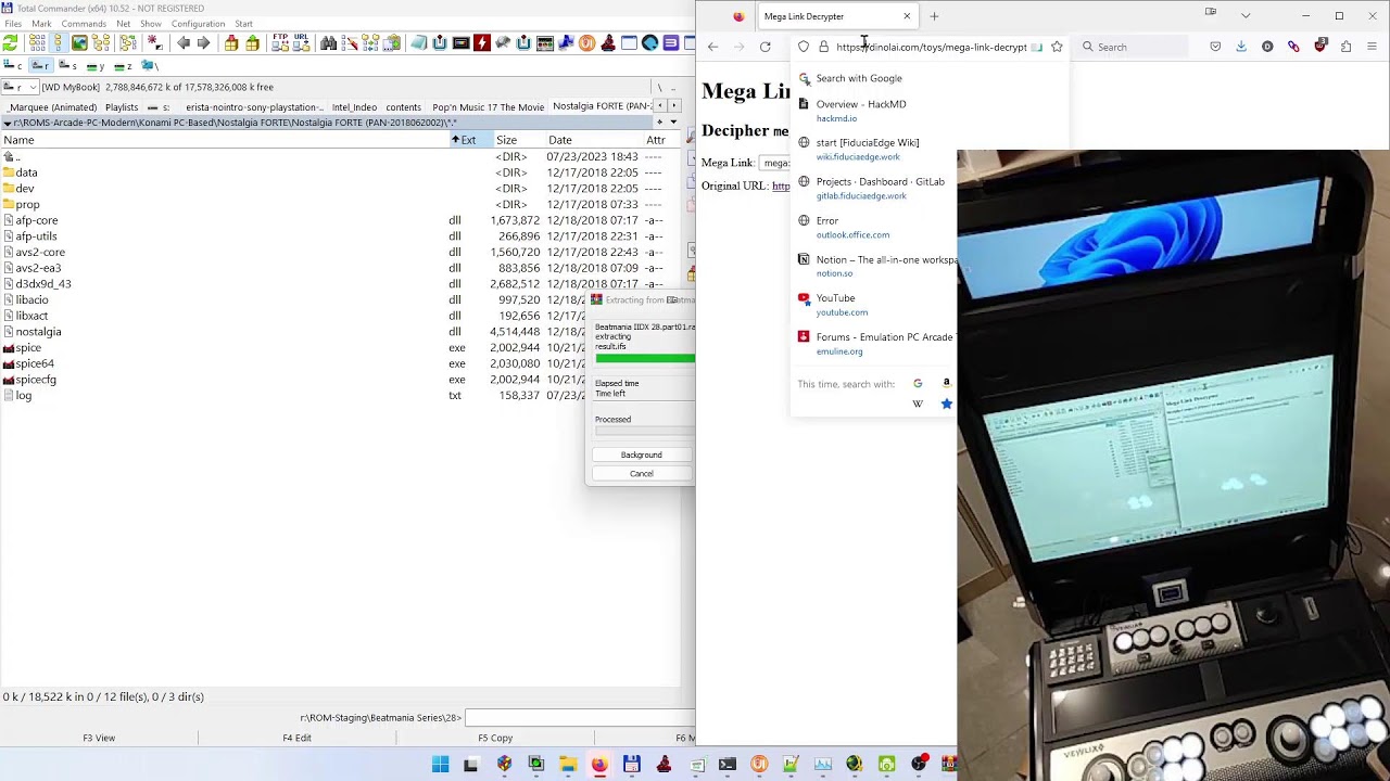 Setting up Modern Arcade PC Games on my Dream Chewlix/Vewlix