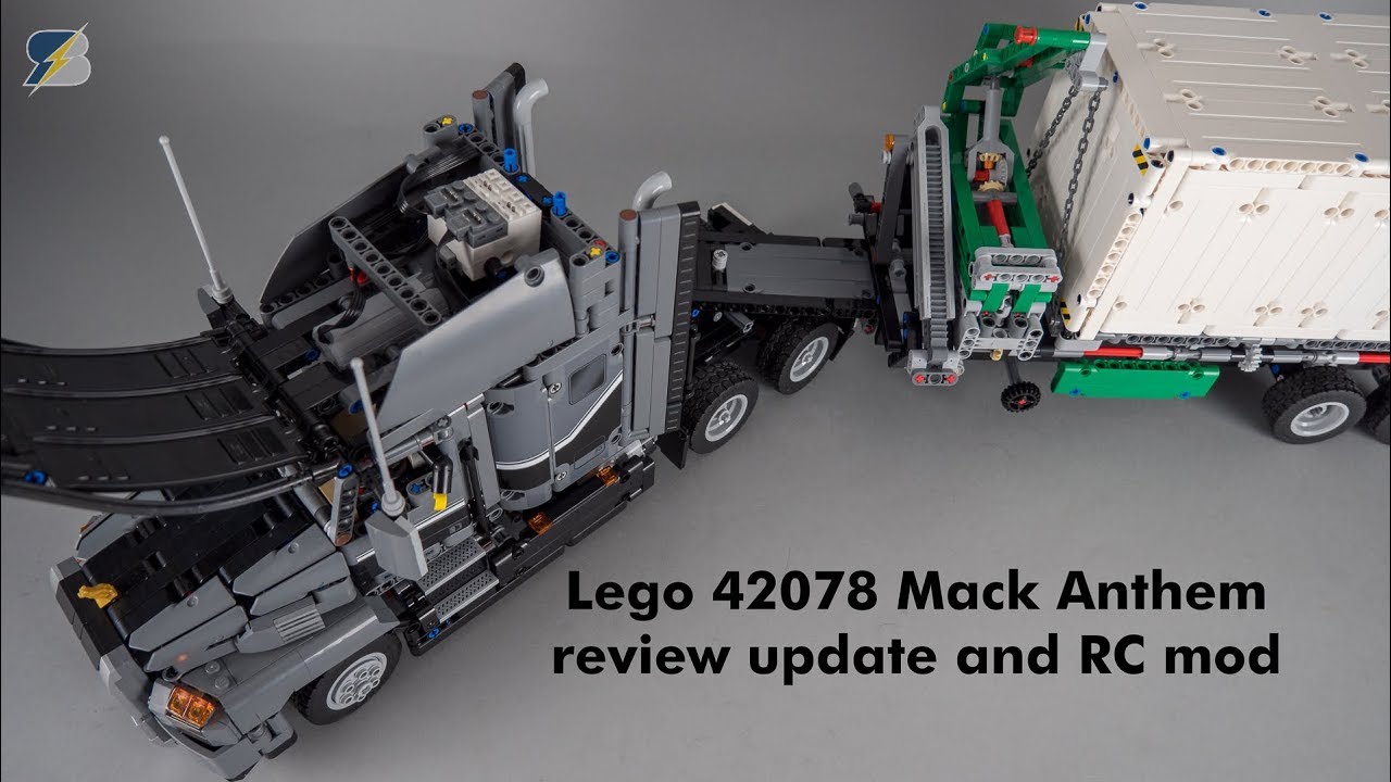 Lego Technic 42078 Mack Anthem review updates and RC mod with SBrick