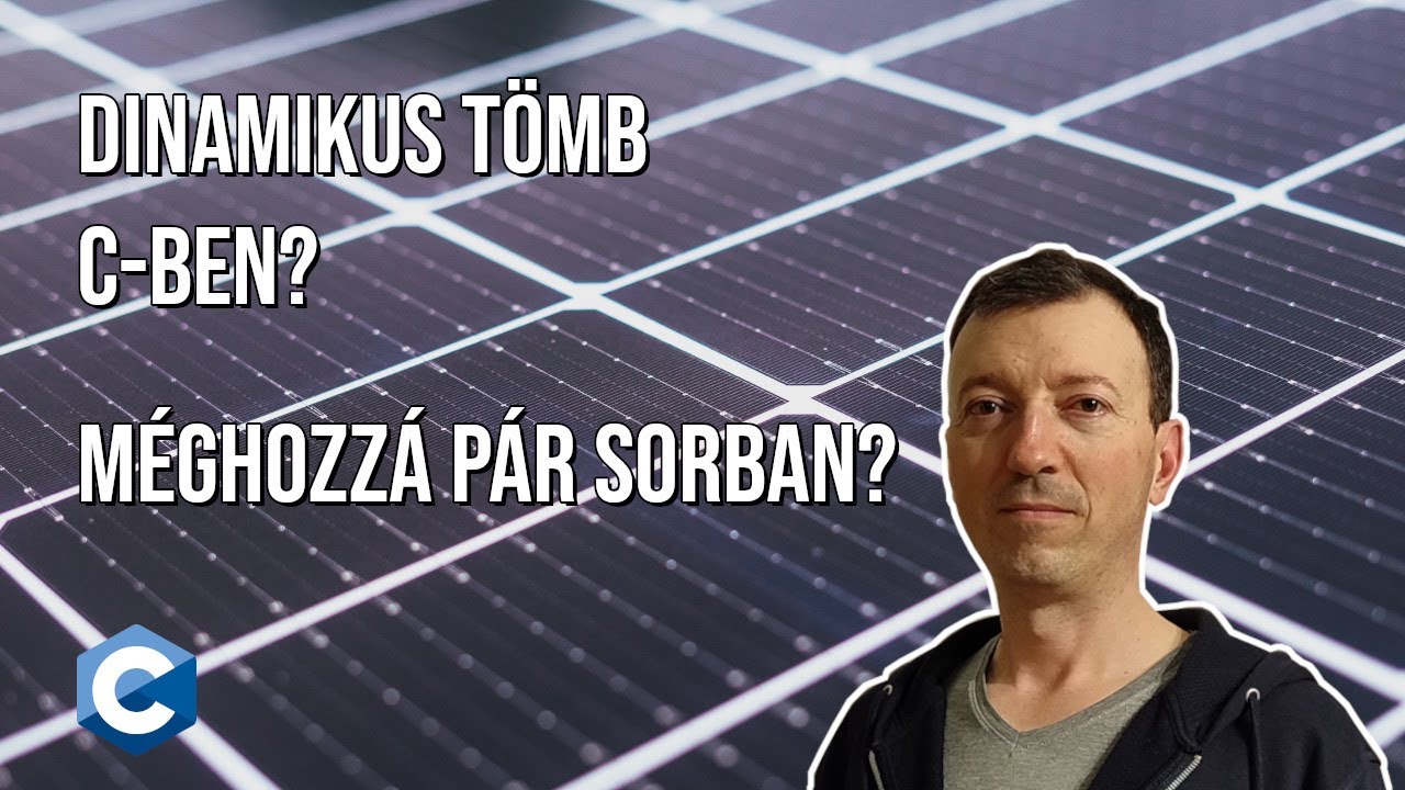 Egyszerű dinamikus tömb megvalósítás C-ben