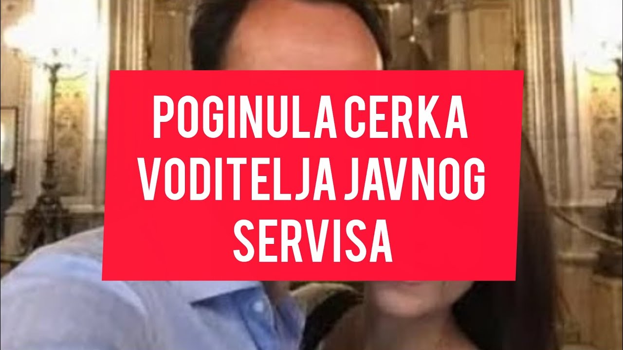 Poginula CERKA voditelja javnog servisa! Tragedija zaledila SVE!