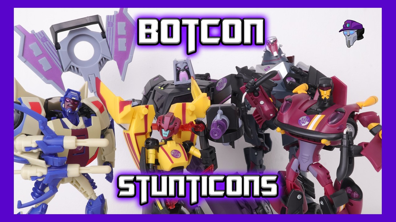 Is This the BEST BotCon Set EVER? | #transformers Animated Botcon Stunticon Job Boxset Video Review