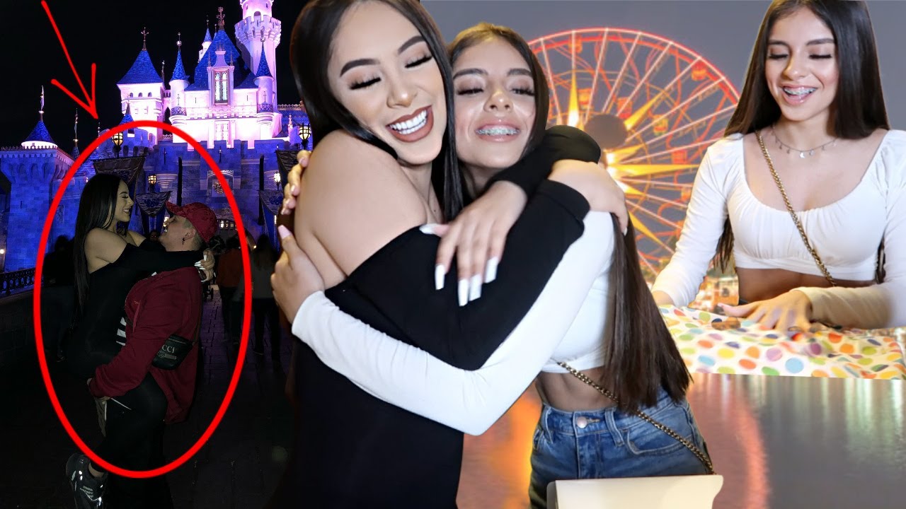 SURPRISED MY BABY SISTER FOR HER BIRTHDAY | TOOK HER ON MY FIRST DATE?