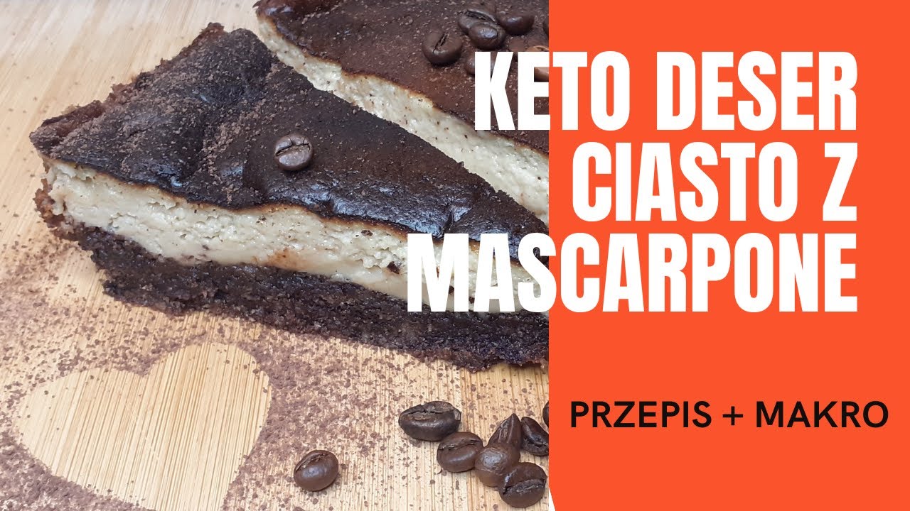 Przepis Na Keto Deser - Ciasto z Mascarpone z Mąki Migdałowej | Aneta Florczyk