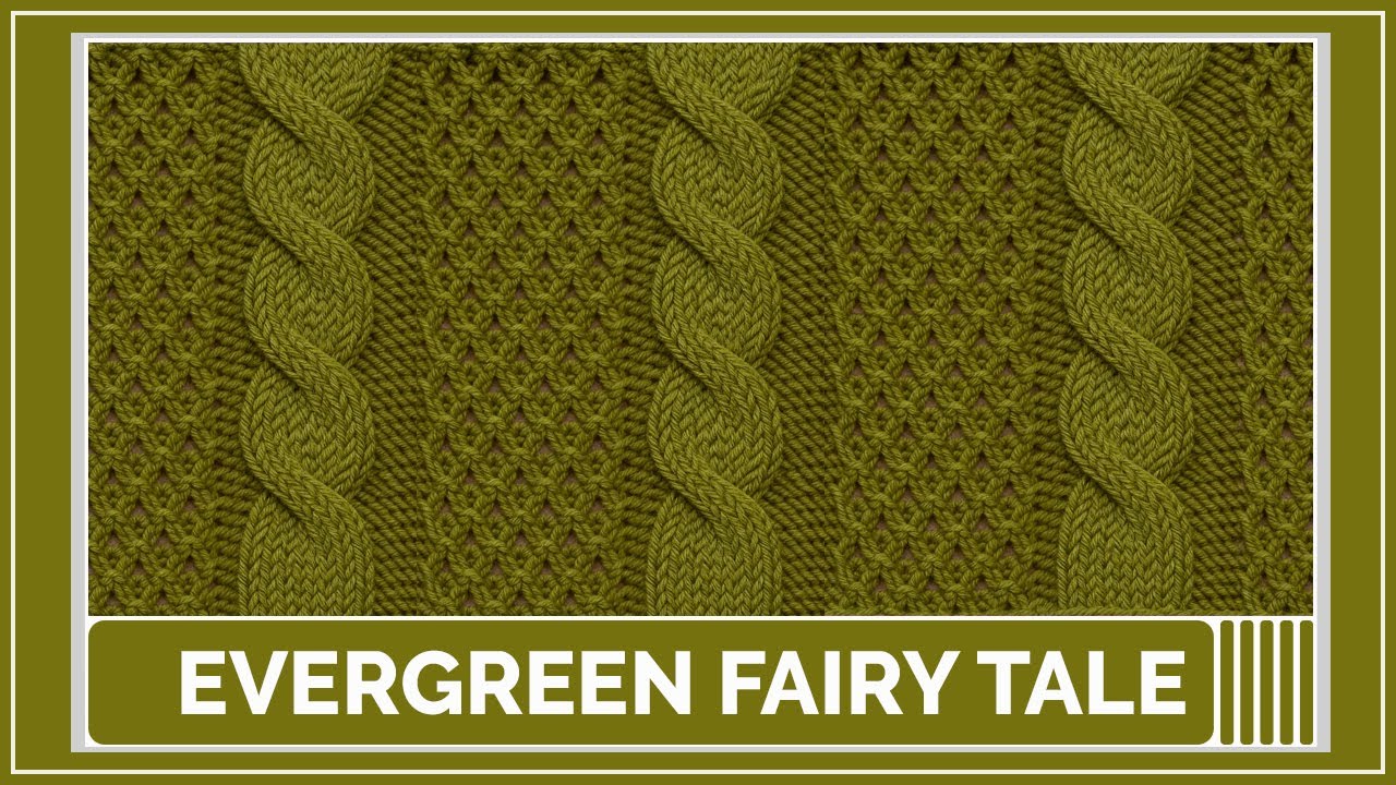 Evergreen Fairy Tale — Cozy Winter Cable Knit Pattern | Step-by-Step Instructions | For beginners