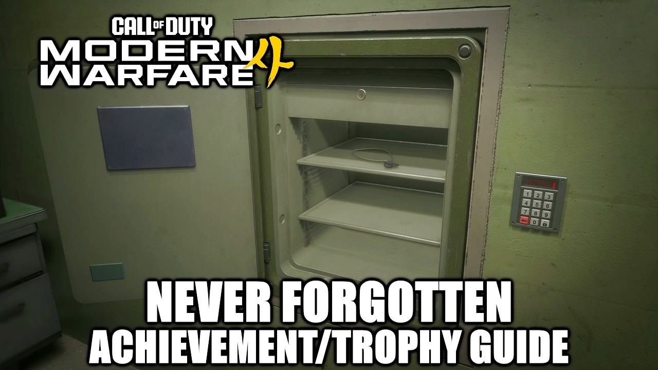 COD MW4 &mdash; Гайд по достижению/трофею &laquo;Never Forgotten&raquo; &mdash; Как найти жетоны в миссии &laquo;Escape&raquo;