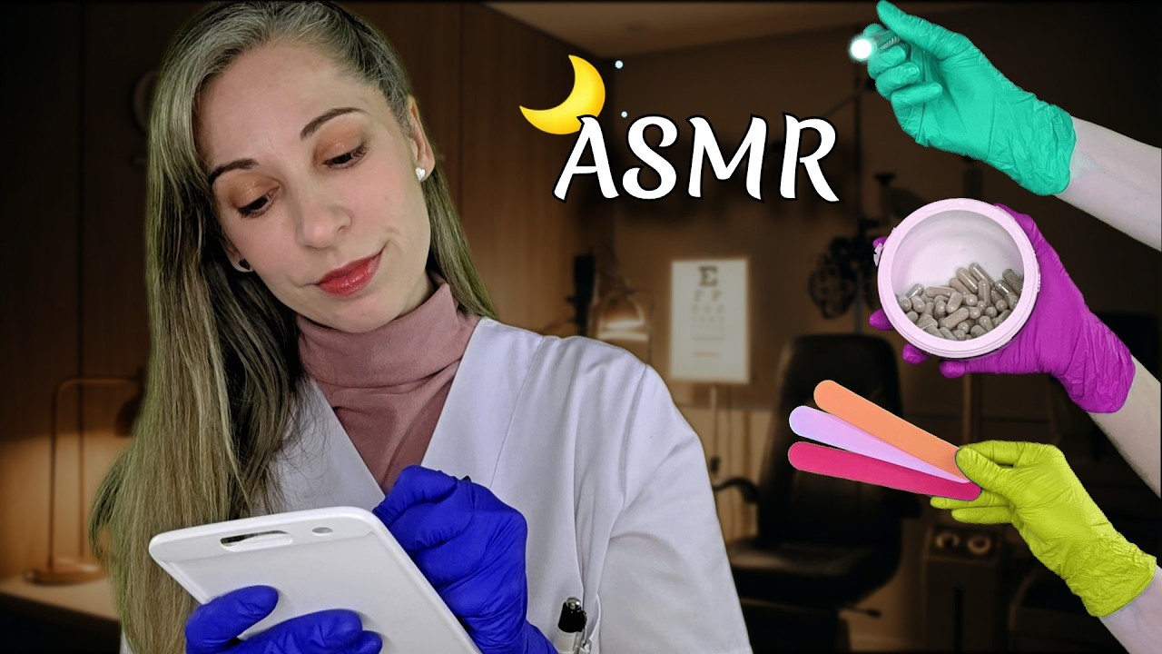 ASMR Nervios Craneales 🌙 Test Nocturno para Dormir | Rol Médico