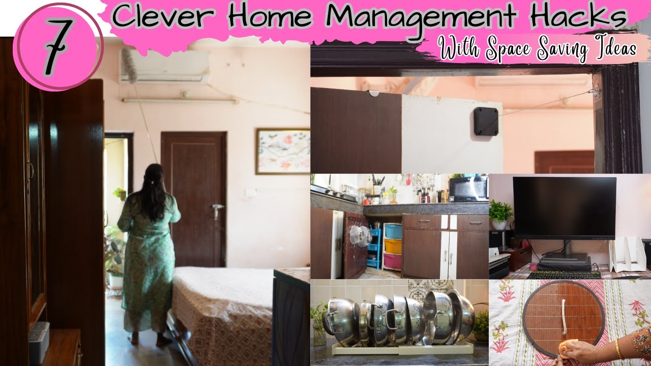 7 Brilliant Space Saving Home Organization Hacks | Renter Friendly Ideas | Home Improvement products