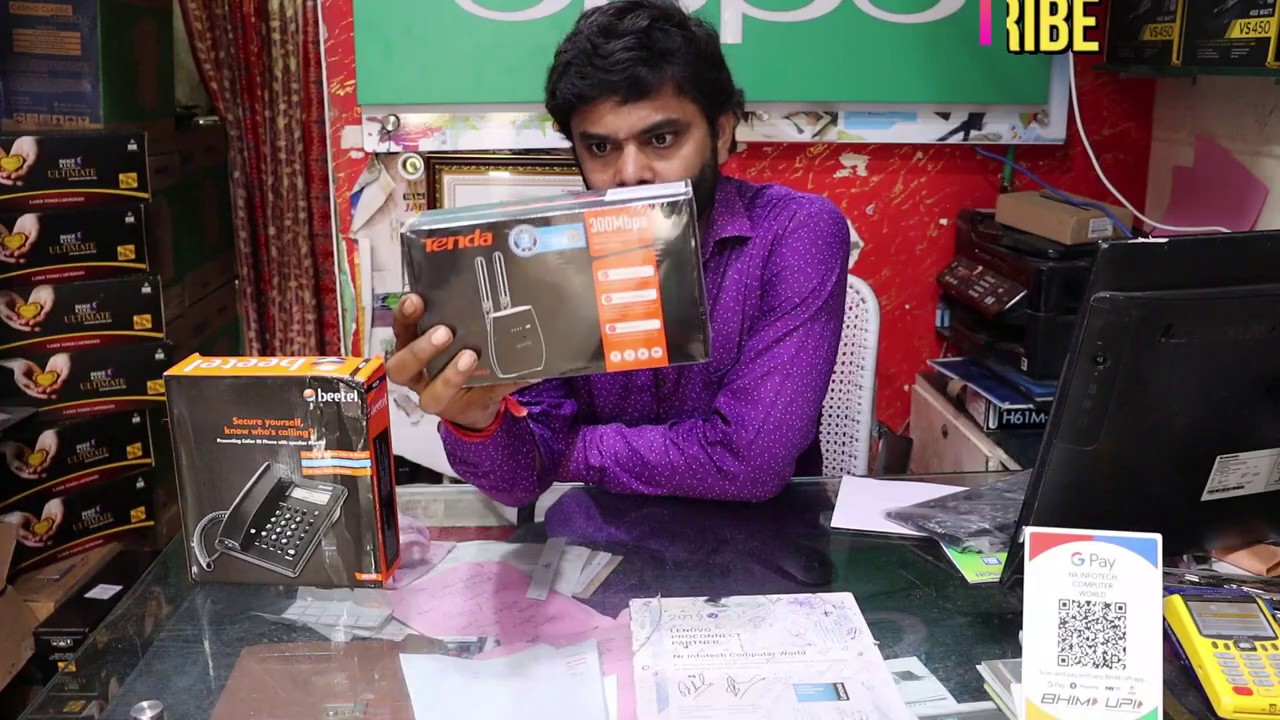 TENDA 4GVOLTE WIFI ROUTER WITH TELEPHONE IN TAMIL