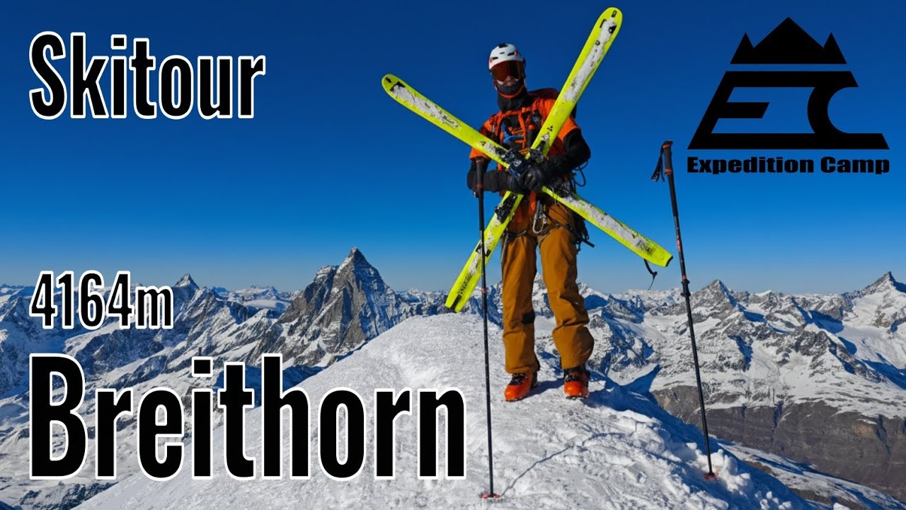 Breithorn 4164 m – Skitour | Mit Ski auf einen Viertausender