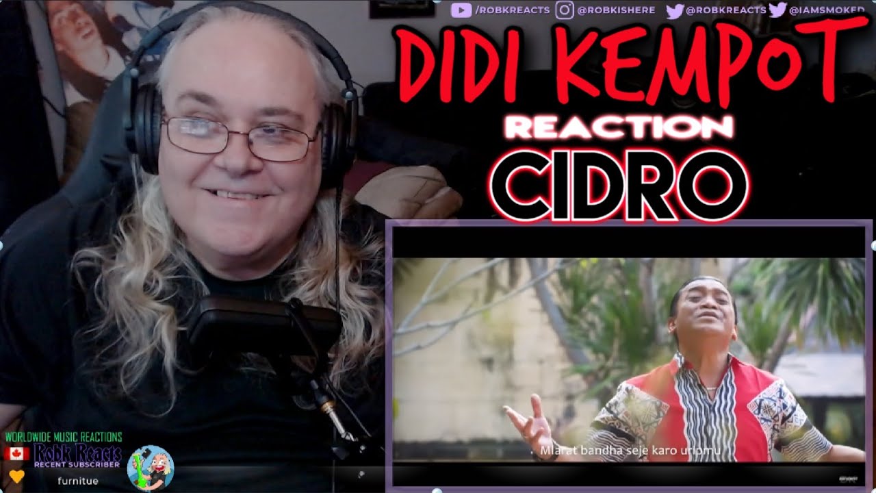 Didi Kempot Reaction - Cidro - First Time Hearing - Requested