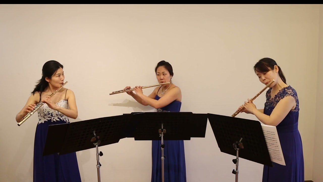 【Hamburg④】【Mattheson③】Sonata op.1-9 for 3flutes by Mattheson