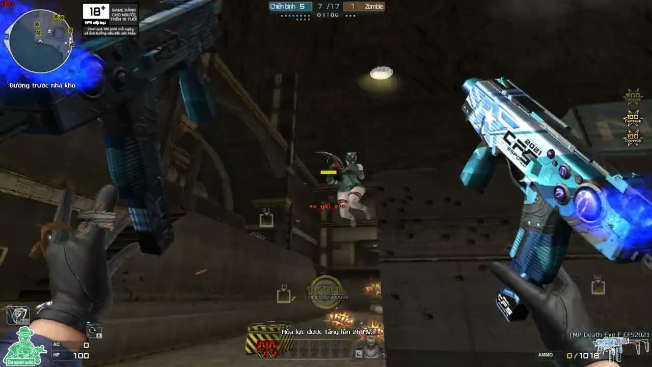 CFVN - TMP DEATH EYE FESTA CFS 2021 - Kỉ lục 700 KILL chế độ zombie v4