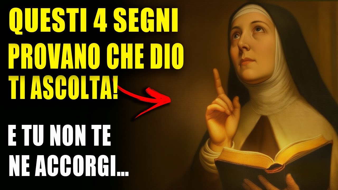 SANTA TERESA RIVELA: 4 SEGNI CHE DIO STA ASCOLTANDO LA TUA PREGHIERA (ANCHE SE NON LO SENTI)