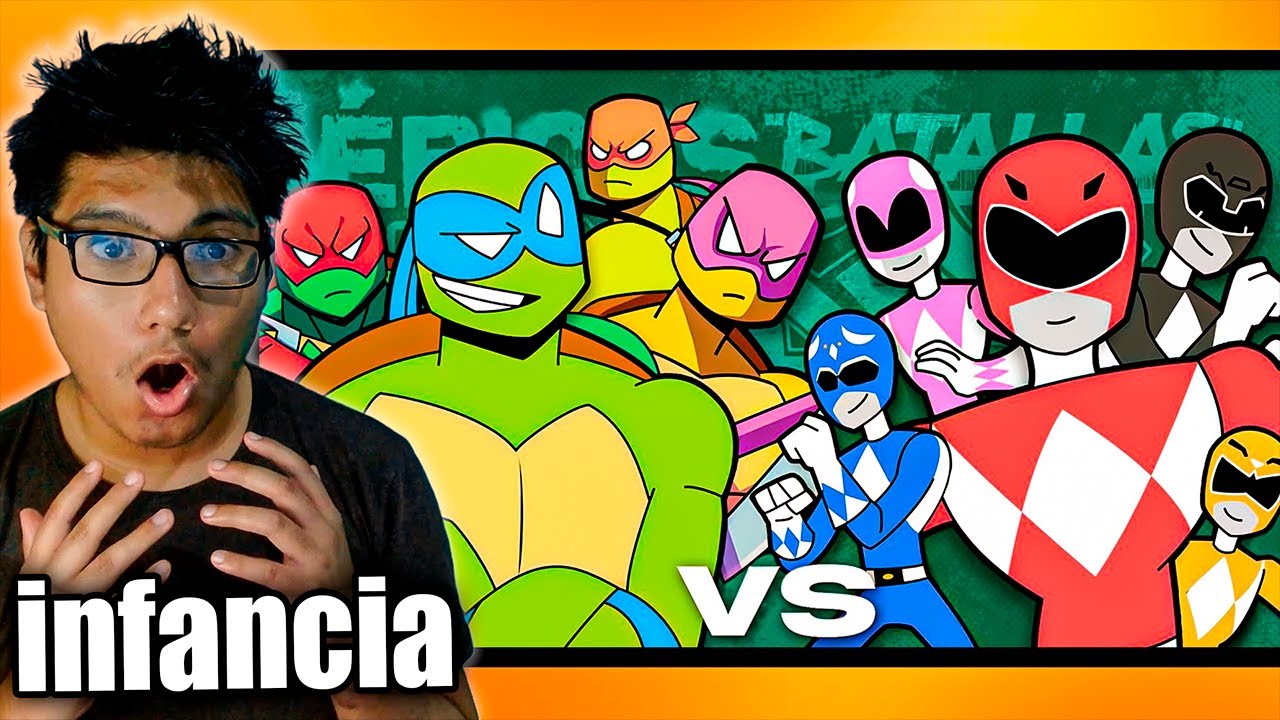 CLASICOS😮 | Tortugas Ninja vs Power Rangers. Épicas Batallas de Rap del Frikismo Keyblade REACCIÓN