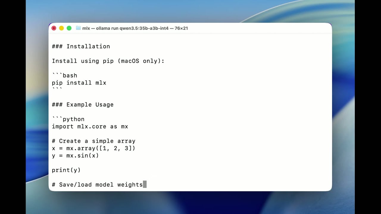 Ollama 0.19 MLX on Apple Silicon &mdash; 2x Faster, Fully Local