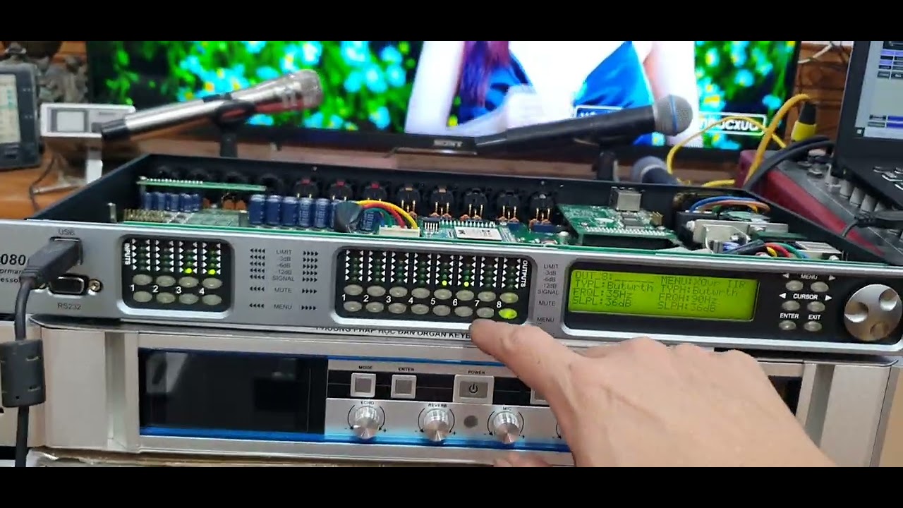 Tes Setup XILICA XD-4080 CANADA giao khách. Sĩ Dương Audio 0983.313.303 