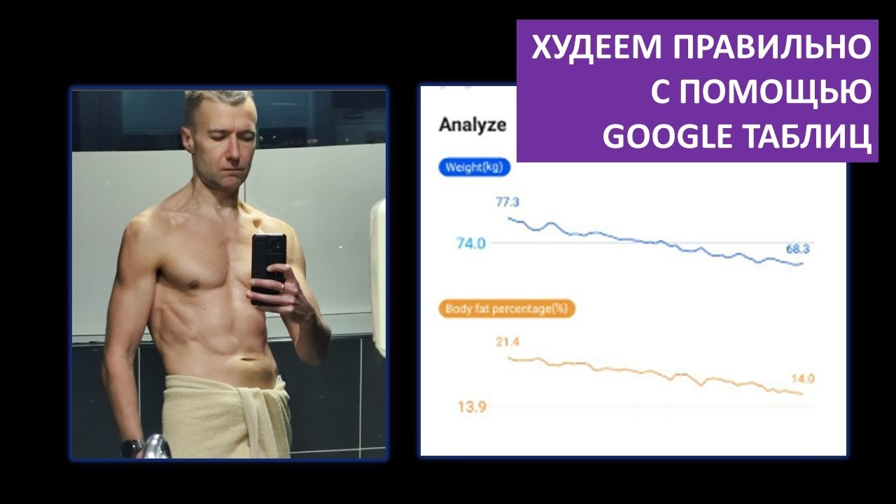 Худеем правильно с помощью Гугл таблиц
