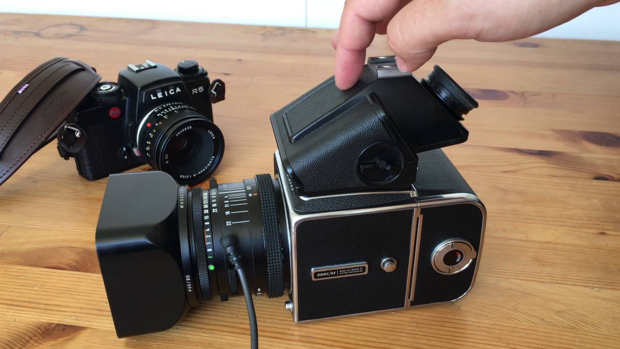 Использование Hasselblad 500 C/M с внешней вспышкой и проявкой пленки 120