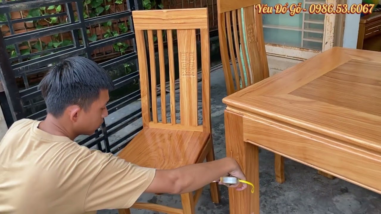 Bàn ăn gỗ 8 ghế - bàn ăn gỗ tự nhiên giá xưởng