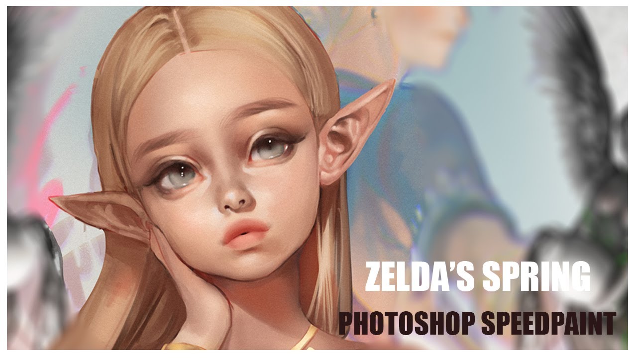The Making of Zelda's Spring {{Photoshop Speedpaint}}
