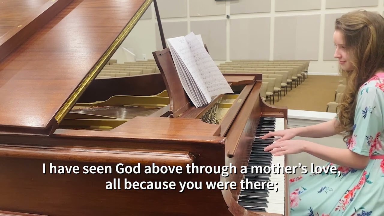 You Were There • Piano Solo with Lyrics - written by Ron Hamilton