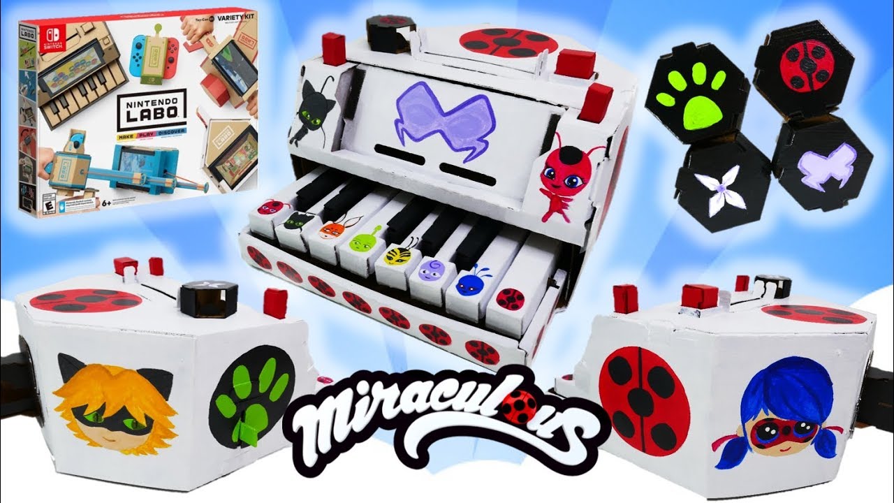 Nintendo Labo Piano Miraculous Ladybug  Custom Painting - Nintendo Switch