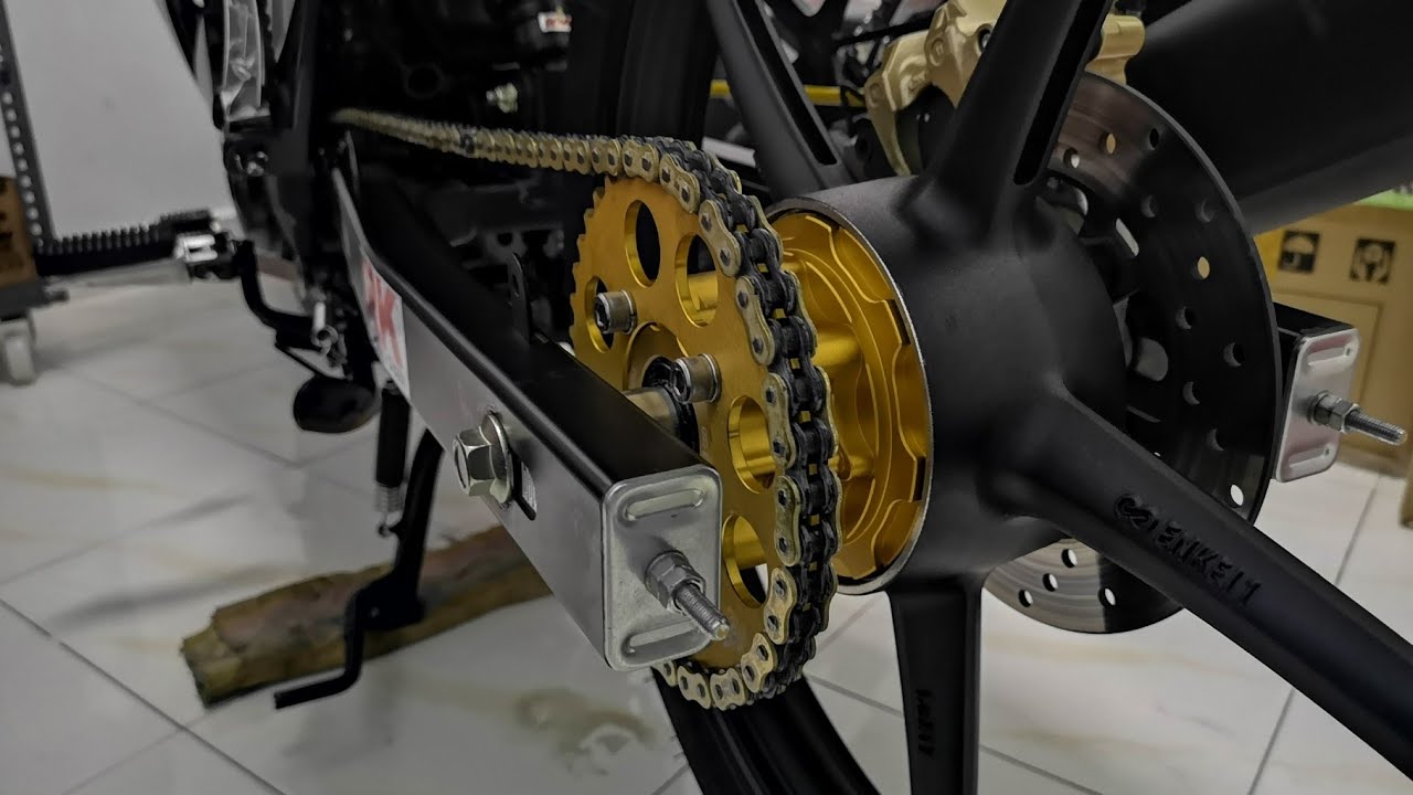 #35 || PASANG RANTAI RK O-RING ||  SPROCKET ALOI || HUB SPROCKET ENKEI || Y15ZR V2