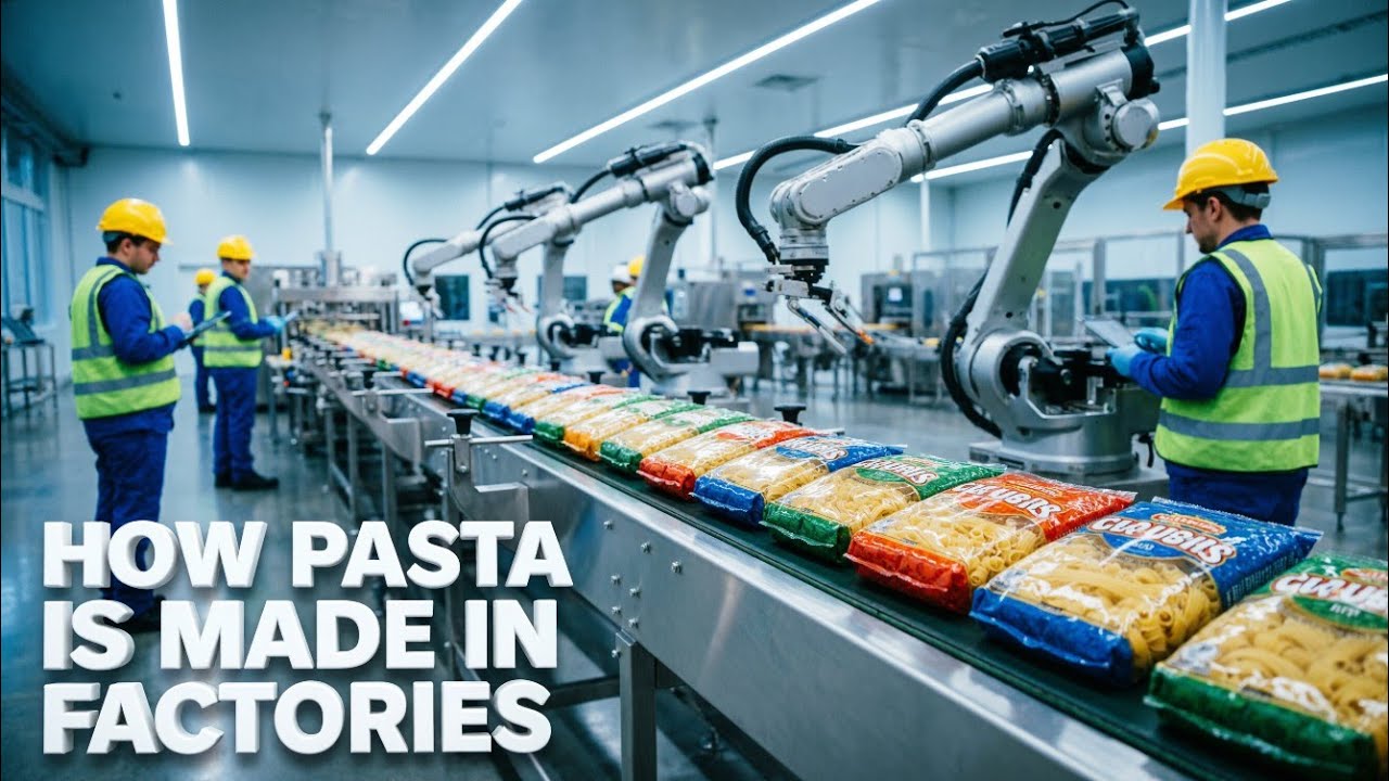 How Pasta Are Made | Inside a Real Chips Factory (Satisfying Production Process