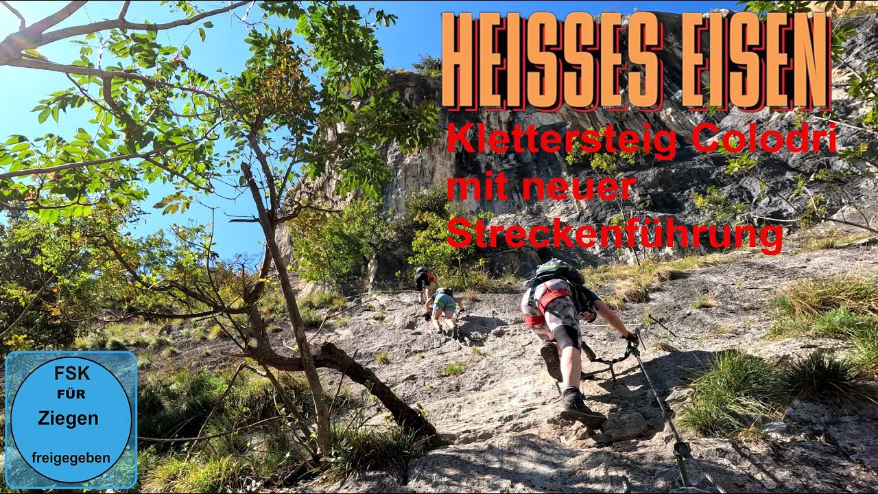 Heisses Eisen | Klettersteig Colodri nach umbau | Arco Gardasee